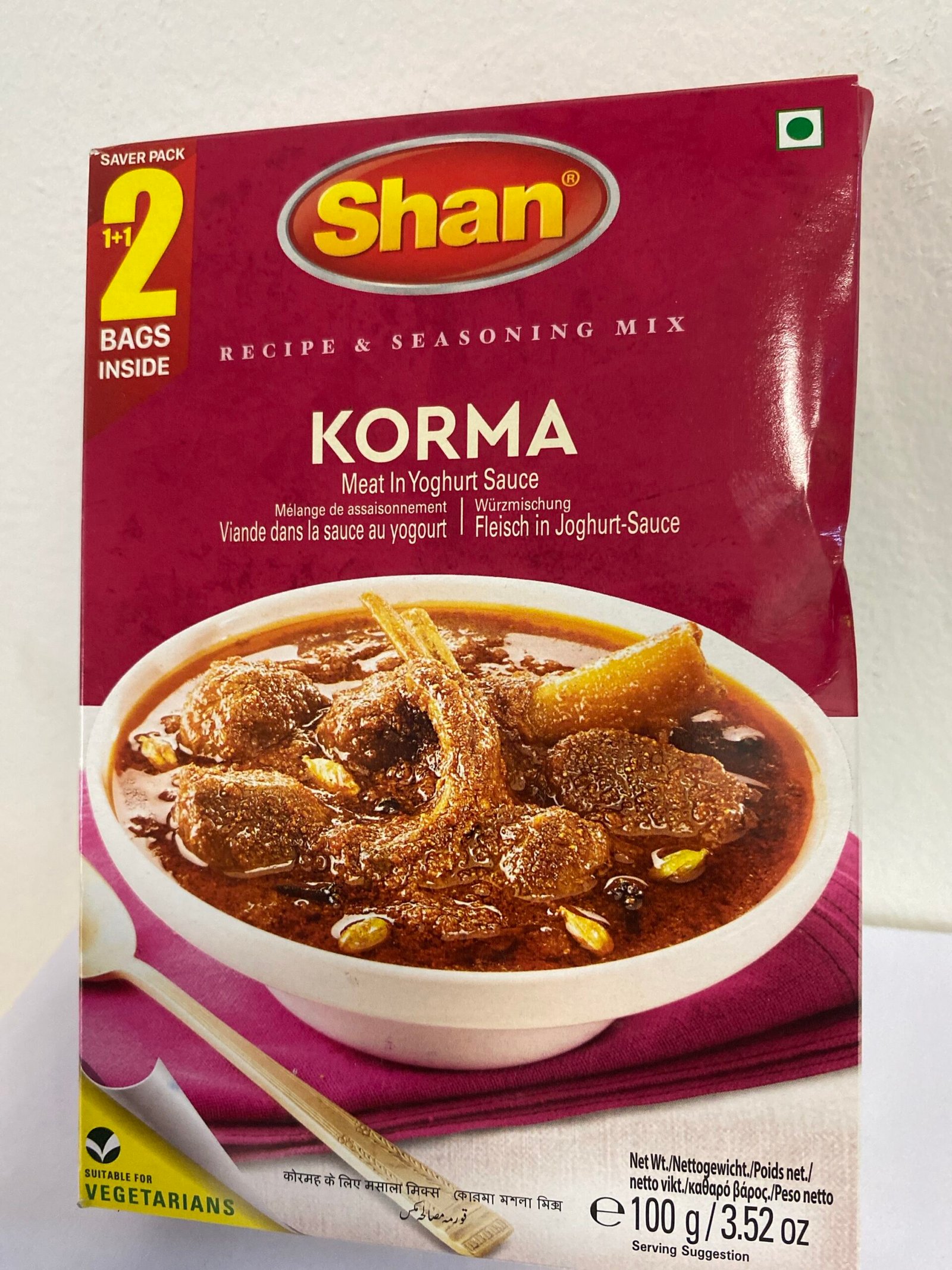 Korma Meat yoghurt Sauce masala 100g